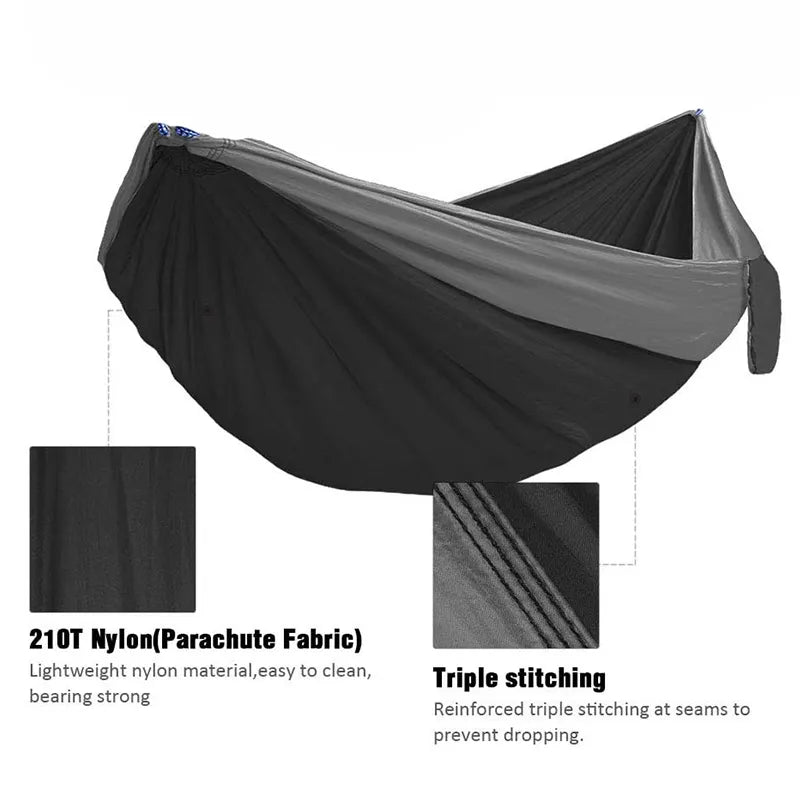 Camping hammock | hanging bed for backpacking hiking travel beach garden