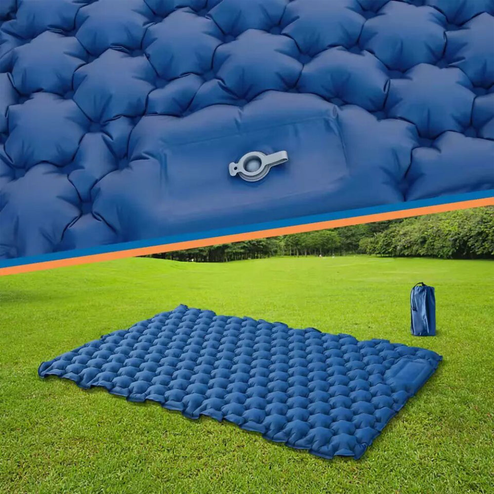 Colchoneta inflable para dormir | 196x68x6cm | bomba integrada